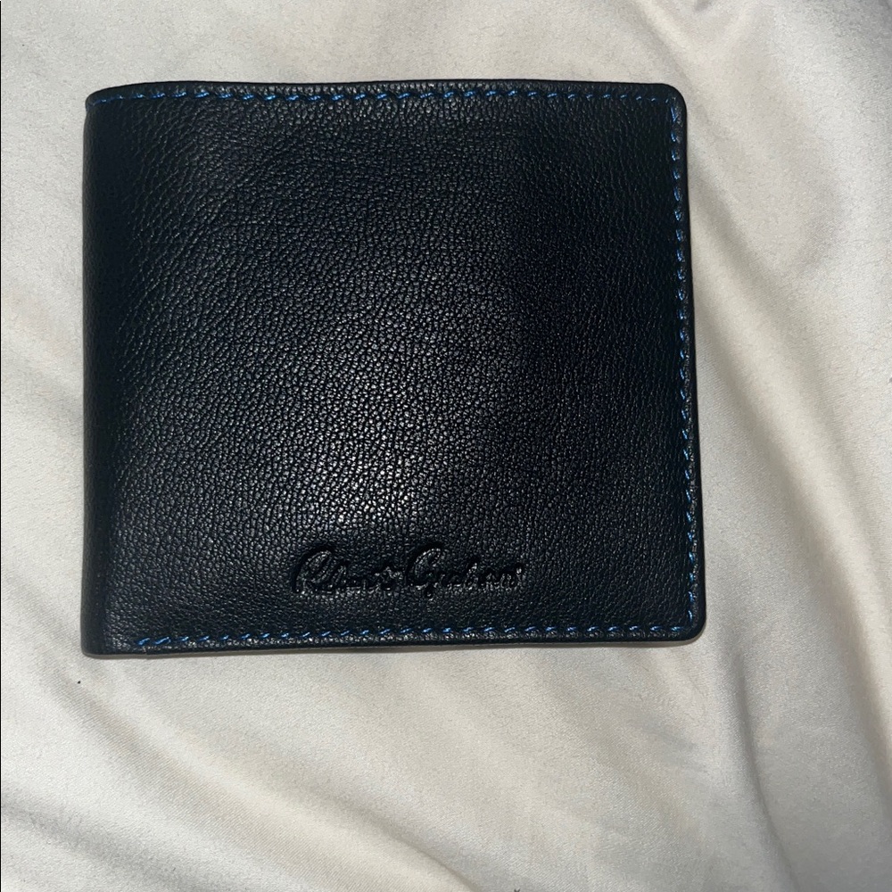 Robert Graham Black Leather RFID Card holder wallet